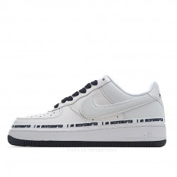 NikeUninterruptedNike Air Force 1" White Chalkboard Sneakers